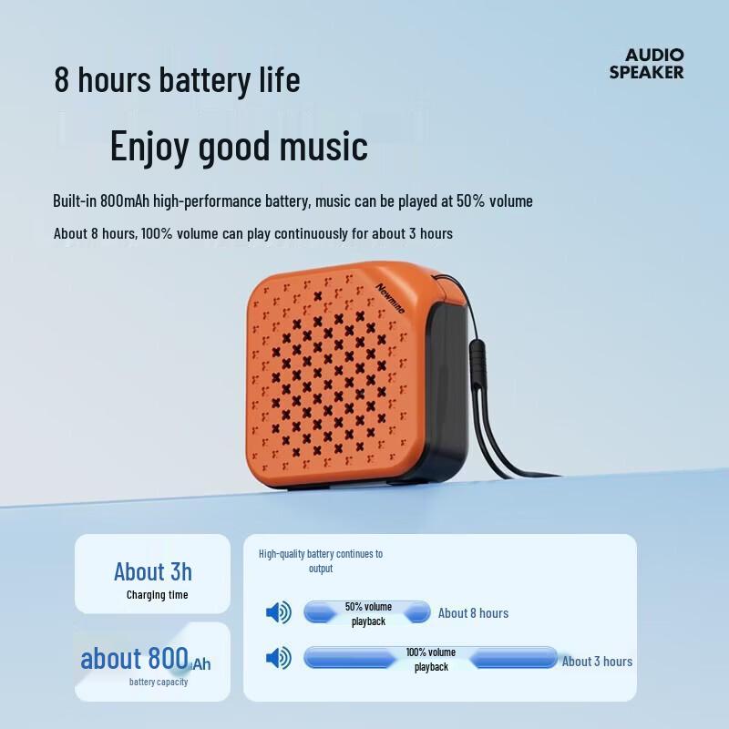 Newmine PBS001-TWS Mini Bluetooth Speaker for Payment Broadcast CN plug (adapter included)