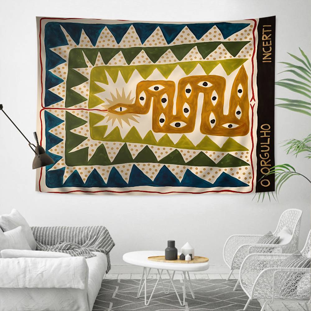 Ancient Egypt Abstract Tiger Leopard Hippie Wall Hanging Tapestries Bohemian Wall Tapestries Mandala INS Home Decor