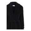 Salvatore Ferragamo Chenille Knit Cardigan Black