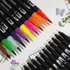 Color By Number Adult Coloring Book Drawing Learning Books Quick-drying Double-Sided Watercolor Pencil Set Kids Drawing Learning