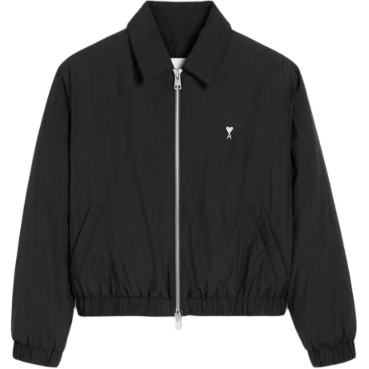 Ami Paris Ami De Coeur Zip Up Jacket HJK034PA0009-001