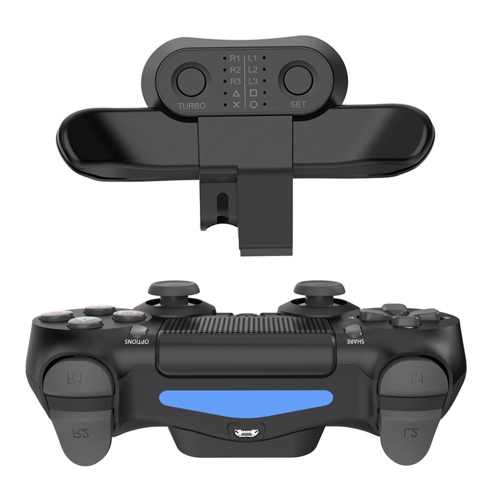 Back Button Accessory Dominator Mod Kit Compatible with PS4 Controller, Paddles with Turbo and Memory Function, Plug and Play
