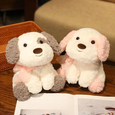 Stuffed Animals Plush Cartoon Plush Curly Puppy Doll Simulation Sitting Position Dog Beautiful Kawaii Brithday Gift for Children