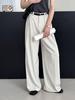 Orange Zhi Women's Plaid High Waist Loose Pants - Trendy Casual Autumn Style (H6832)