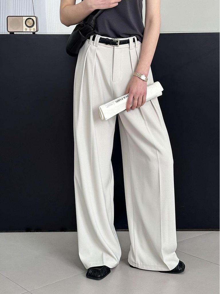 Orange Zhi Women's Plaid High Waist Loose Pants - Trendy Casual Autumn Style (H6832)