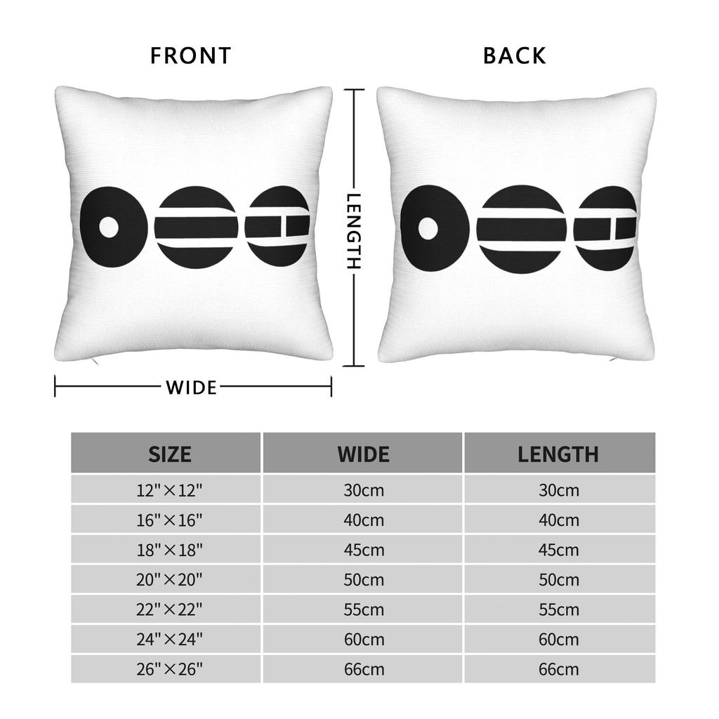 American Singer BBillie EEilish Square Pillow Case Polyester Cushions for Sofa Casual Pillowcase