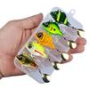 5pcs Rotating Glitter Fishing Lures Kit Vibration Bait Fishing Lures Hooks  Beach Boat Fishing