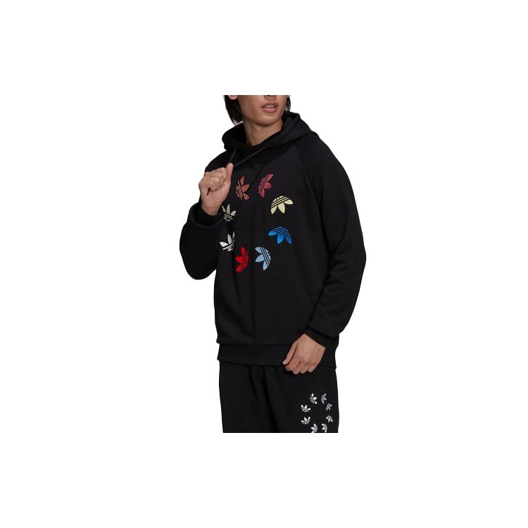 adidas Originals Adicolor Shattered Trefoil Hoodie Black Multi-Color Men s H37732 S