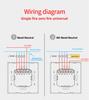 LangYeao EU UK 1/2/3/4 Gang Tuya WiFi Smart Switch Light Alexa Voice Control Touch Glass Wall Wireless No/With Neutral Wire