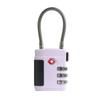 Anti-theft Customs Password Lock TSA Wire Rope Padlock Portable 3 Digit Combination Lock  Travel