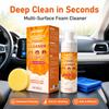 Espuma Limpadora de Couro Limpador Multiuso para Interior de Carro, Desengordurante Potente para Assentos de Automóvel Sofá, Uso Doméstico e Automotivo 150ml