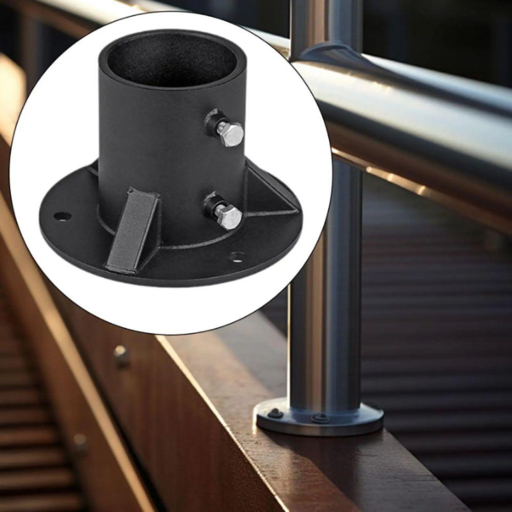 With Screws Flange Base Floor Flange Post Mount Fence Post Installation  Railing Installation