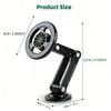 Universele 360° PRO Magnetische Zuignap Telefoonhouder Auto, ABS Opvouwbare Magnetische Mobiele Telefoonhouder voor Auto [Super Sterke Magneet]