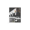 Mizukiori Double Curtain Rail, Flexible, 5m, for Bay Windows, Ceiling Mounting, Car, Bedroom, and