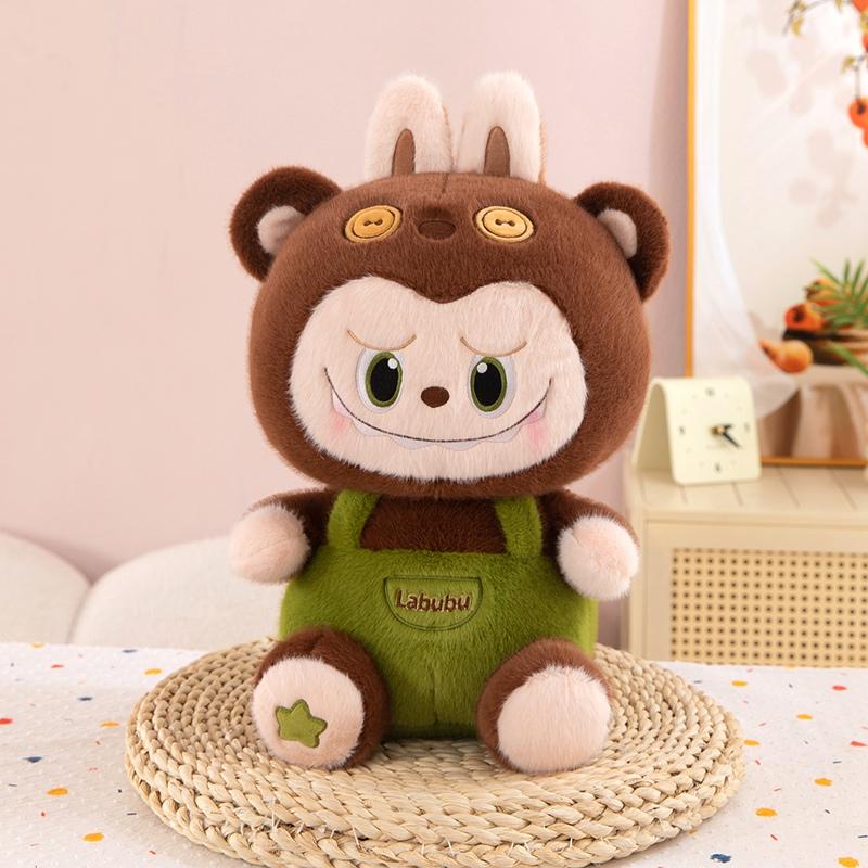 

Kawaii Labubu Plushies Мягкая плюшевая игрушка аниме Labubu Мягкая плюшевая игрушка мультфильм Мягкая кукла Подарок на день рождения Домашний декор Подарки 25cm коричневый