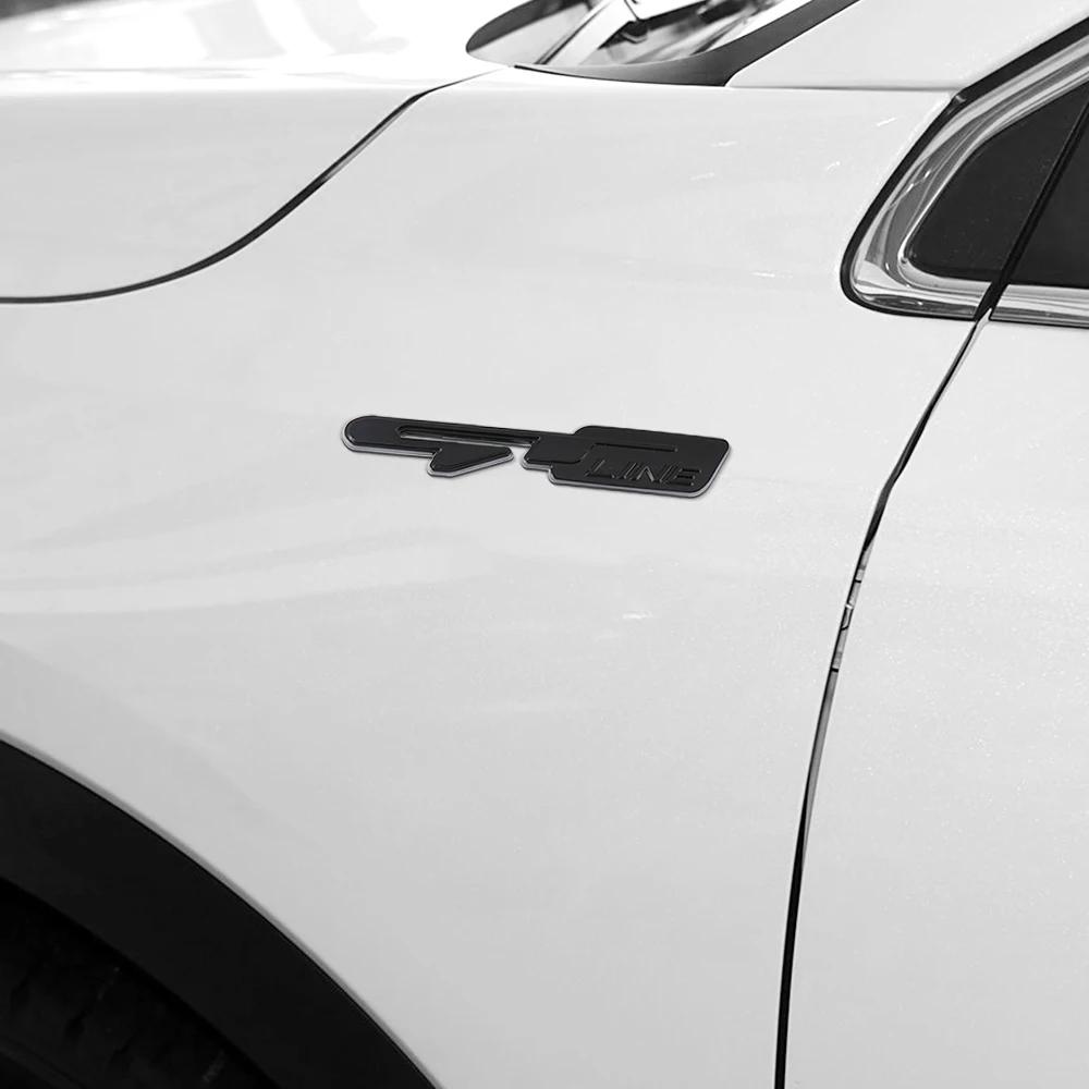 MAFC5 3D ABS Logo GT Line Emblemat Odznaka Naklejka na Tylną Klapę Samochodu Dla KIA Sportage Ceed Stinger RIO EV9 K3 K5 Xceed Picanto Proceed Forte