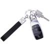 Wisdompro Car Key Chain, Glitter, Genuine Leather, Car Key Chain, Lost Prevention, Smart Key, Stylish, Black