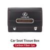 Car Seatback Tissue Holder Box Paper Towel Pouch Napkin Bag For Lexus UX250h RX450h CT200h RX400h NX300h RX350 RX300 GX470 IS350MI8 