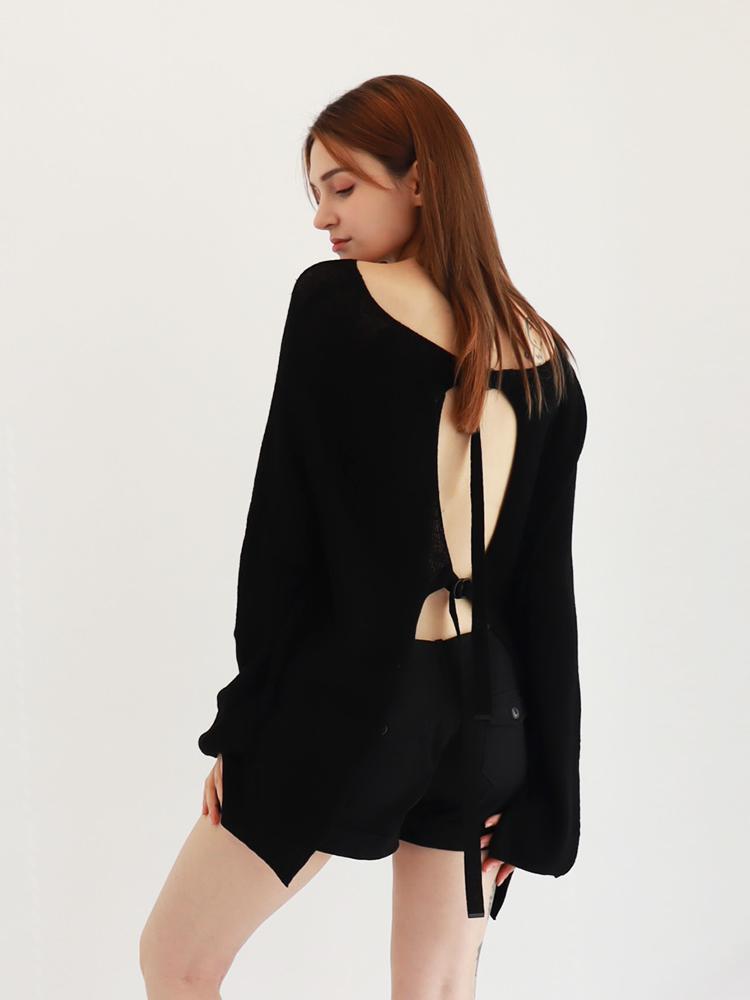 BLAHBANG Whole Garment Sexy Back (Black)