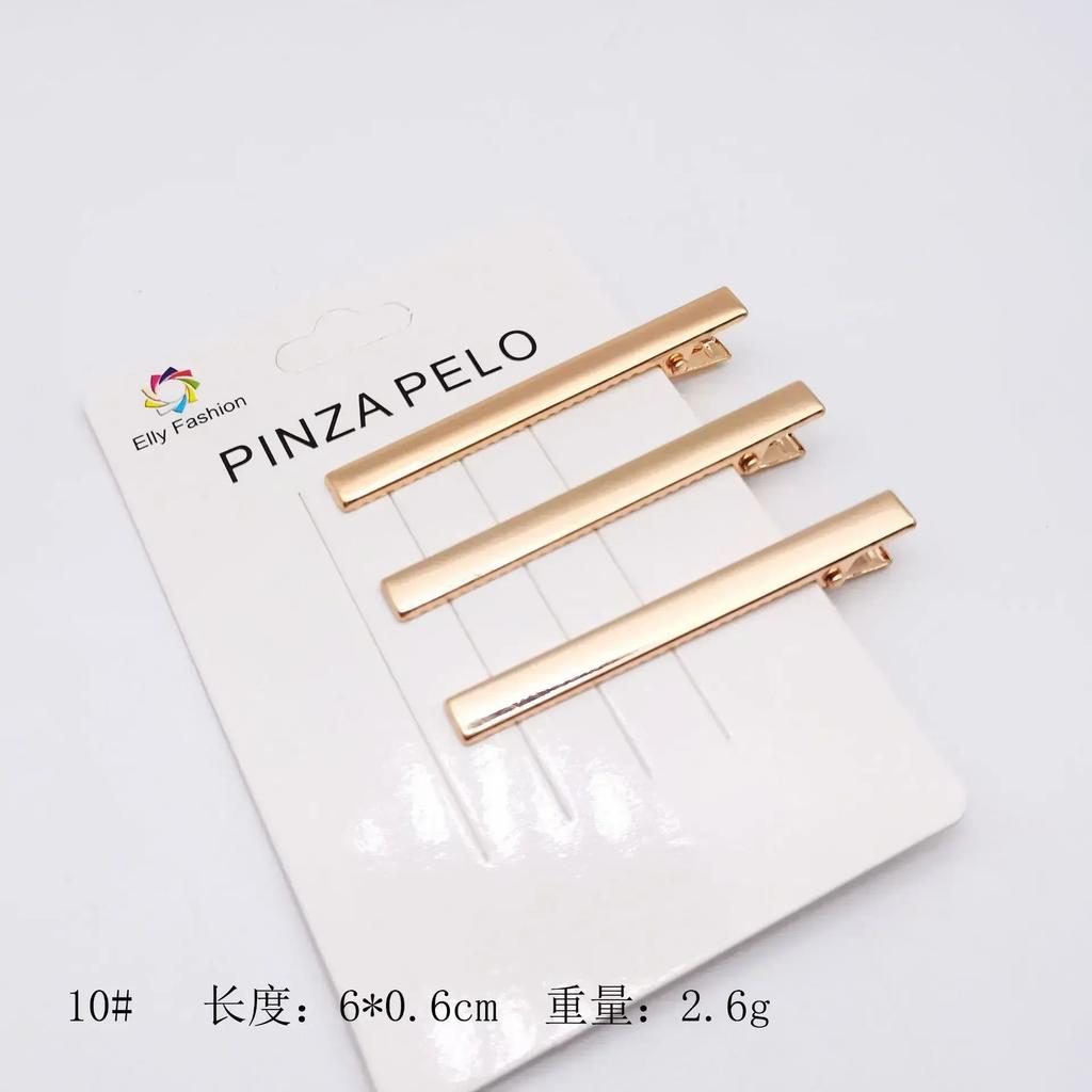 3pcs/set Metal Geometric Hair Clip Barrettes Elegant Hair Claw Crab Hollow Out Hairpin Women Girl Hair Accessories