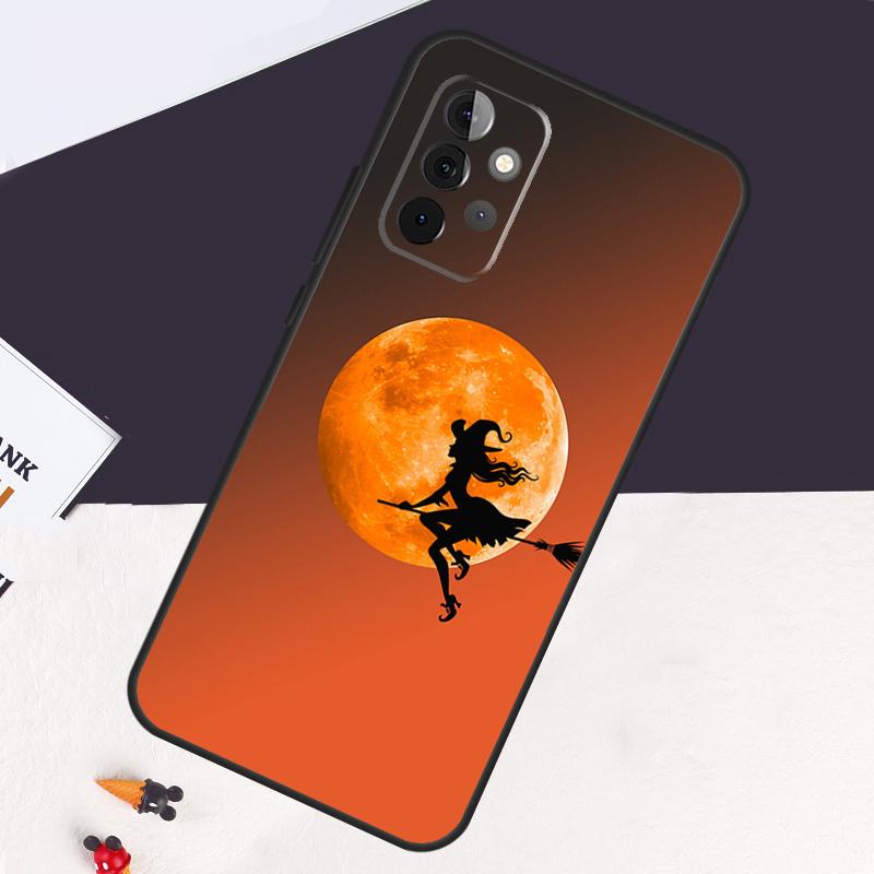 

Moon Witch Horror Case For Samsung Galaxy A54 A34 A14 A53 A13 A33 A73 A12 A22 A32 A52 A52S A51 A71 A50 Cover Coque Samsung A12