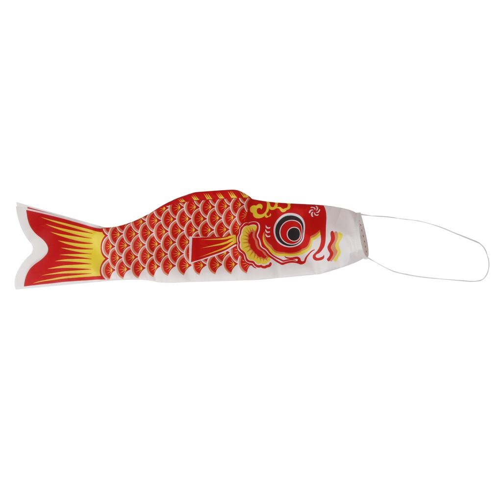 40cm Japanische Windsack Karpfen Flagge Koi Nobori Segelfisch Fisch Wind Streamer