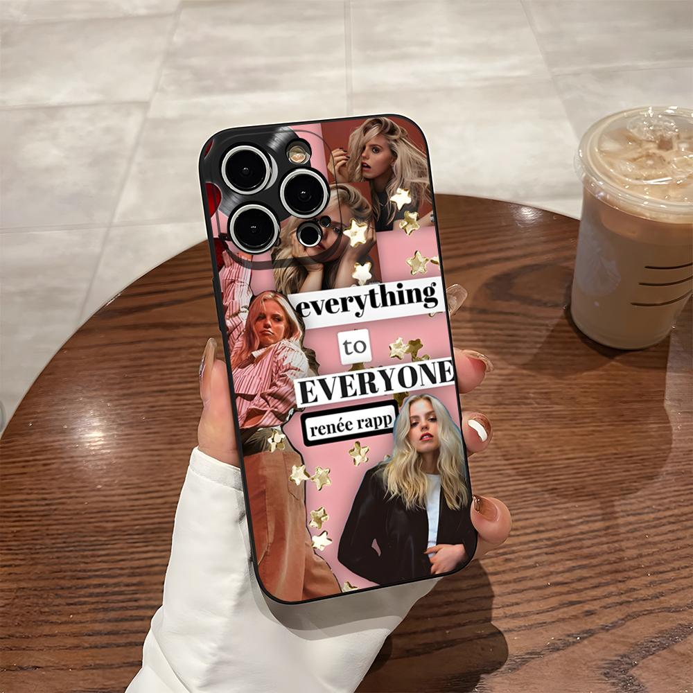 R-Renee Rapp Singer Actress Phone Case For 17 Pro Max Iphone 14 Pro Max 12 16 15 13 Pro 11 Xr X Xs 8 7 Plus Back Cover