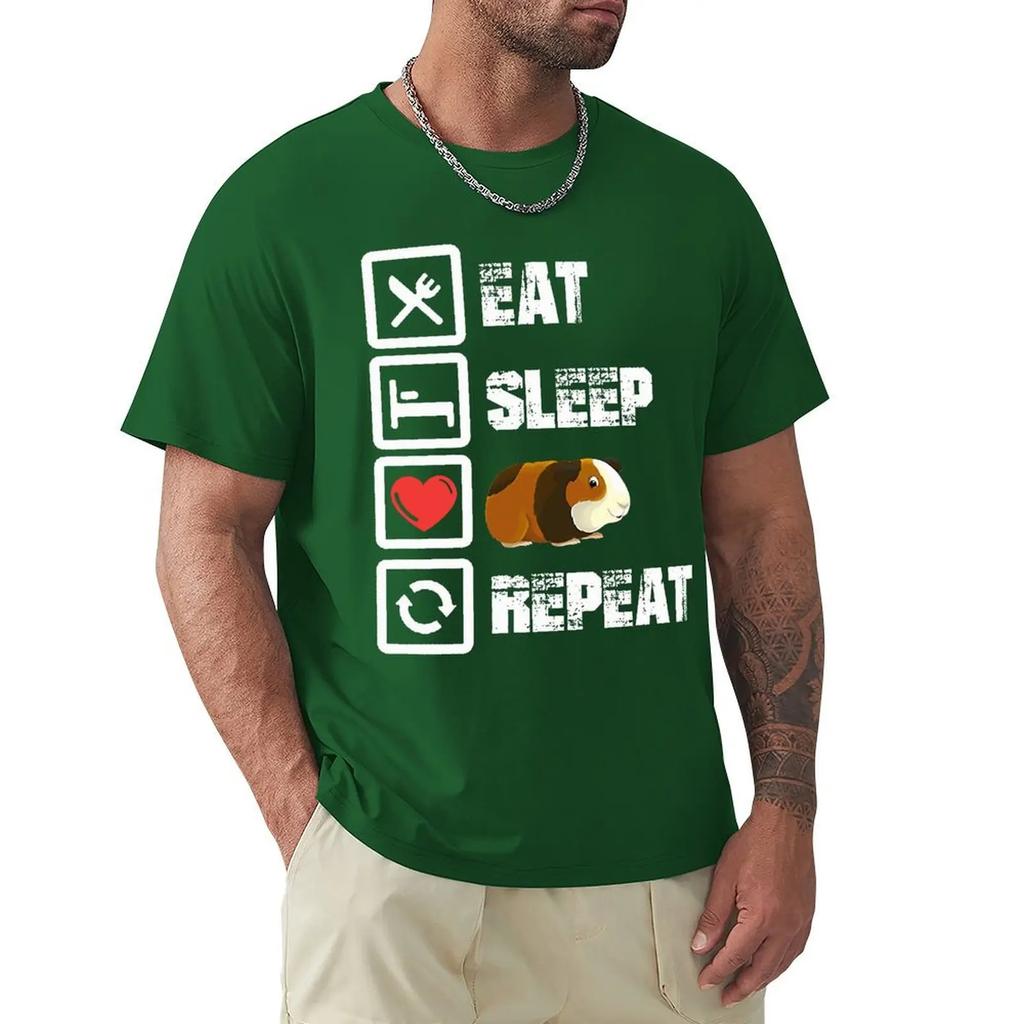 Guinea Pig T Shirt Harajuku Short Sleeve T-shirt 100% Cotton Graphics Tshirt Tops