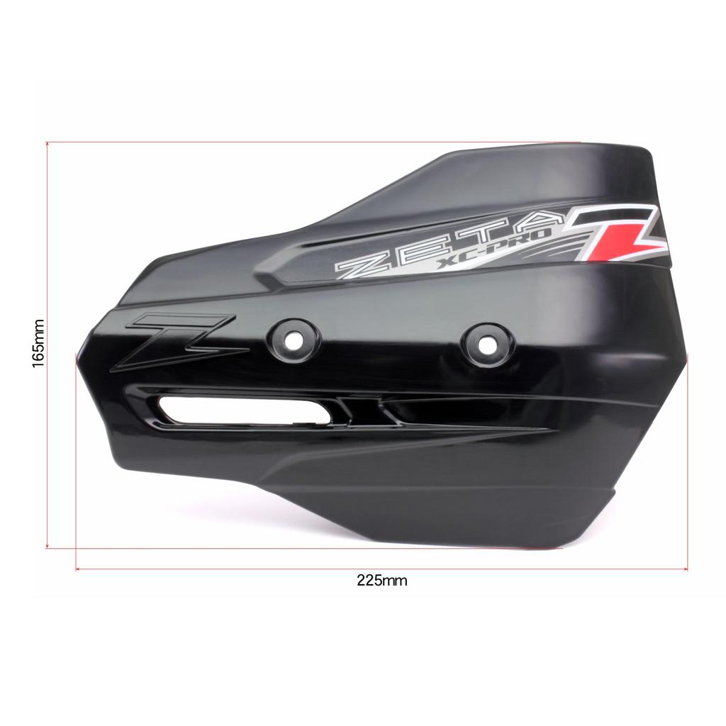 ZETA RACING Protector Black Compatible with Armor Handguard Protection for and Old part XC-PRO - Series. off-road, enduro, racing. (F5327 - number