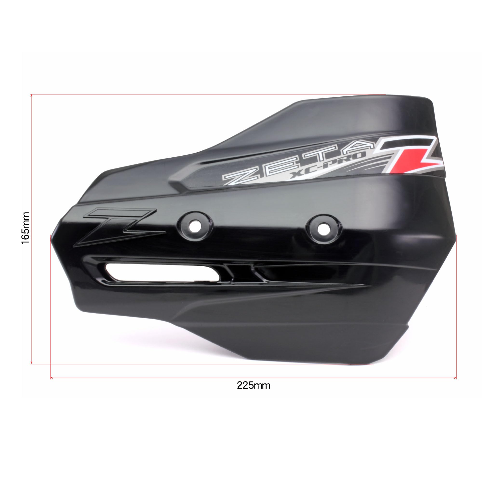 Zeta Armor Aluminum Handguards (Pair) For 7/8" Handlebars - View #5