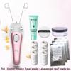 Rechargeable Facial Hair Removal Threading Device with Tweezers