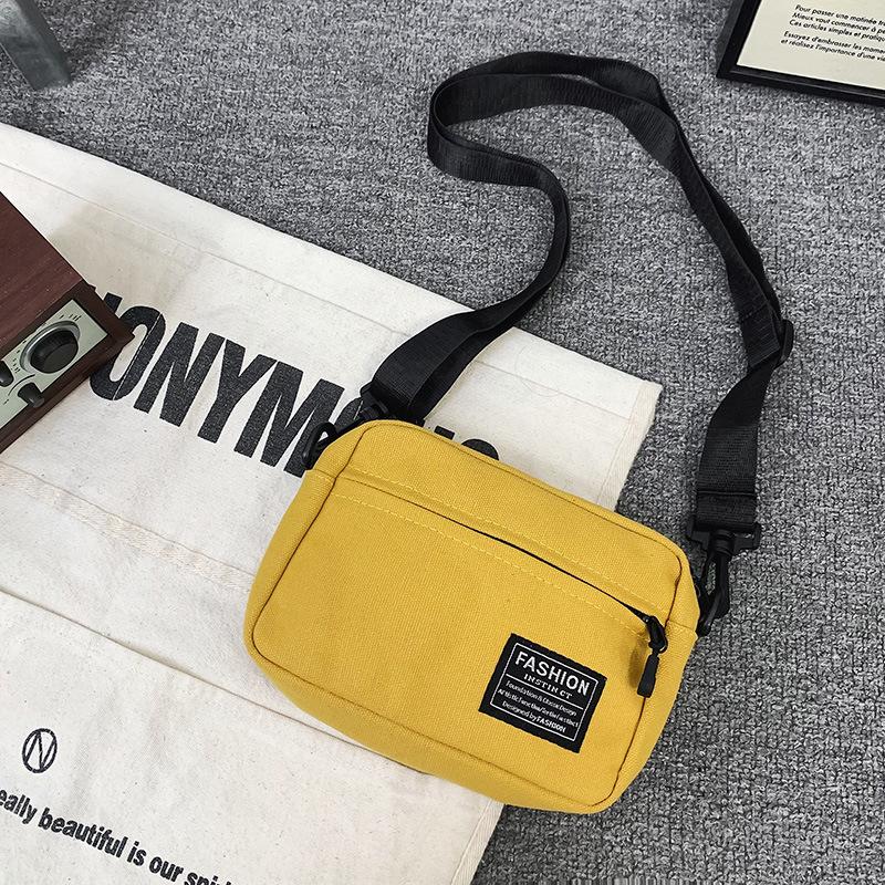 Summer Women's Bag Women's Mobile Phone Bag Small Shoulder Bag Women's Canvas Bag Men's One Shoulder Crossbody Bag