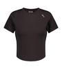UFC SPORT Ufc Groove Slim Crop Fit Short Sleeve T-Shirt Dark Brown U4Ssv3209Dw