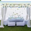 Flower Row Hanging Decoration Artificial Flower DIY Wedding Wall Arrangement Peony Rose Arch Backdrop Background Plants Wall Pad