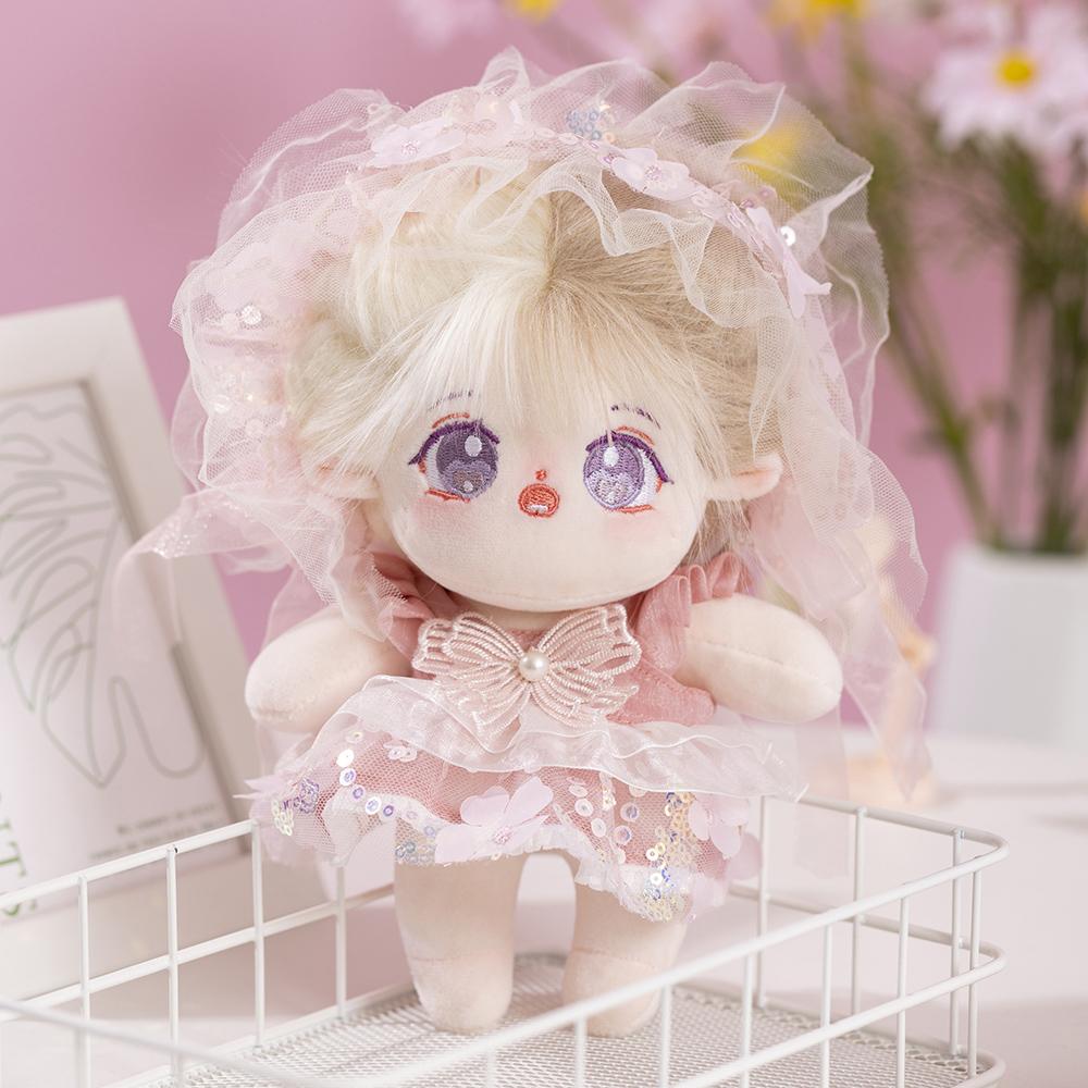 

Симпатичная кукла IDol 20 см, детские плюшевые игрушки, аниме, плюшевые куклы со звездами, детские подарки, куклы, милые куклы для девочек, игрушки without skeleton розовый