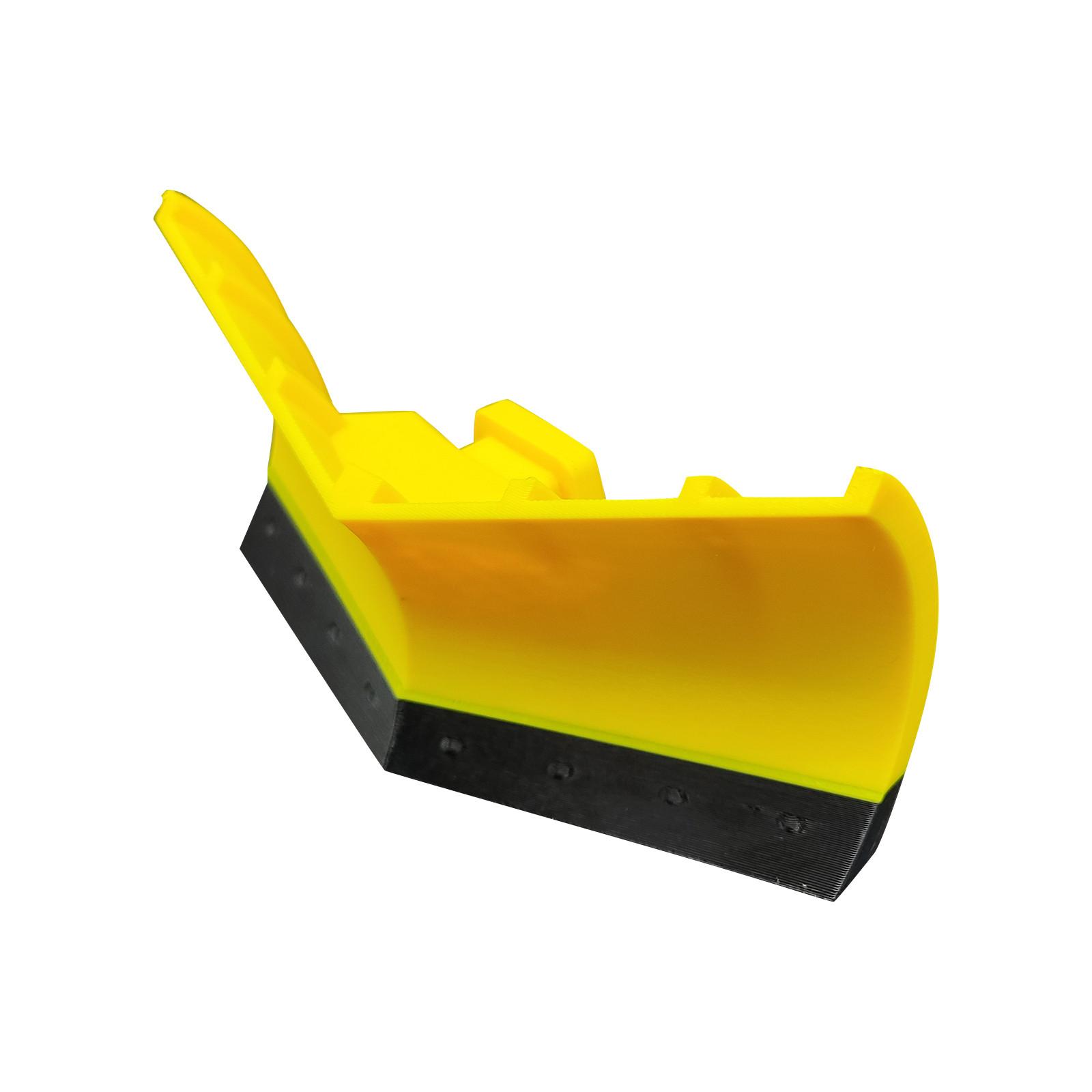 

3D-печатные туфли с большим пальцем ноги, обувь с дырками, уборка снега лопатой, толкание снега, декоративные аксессуары, модные тапочки, тренд One Size жёлтый