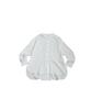 Antiqua Long Sleeve Sheer One Size White Women's Linen-Like Shirt, PK-01339, 03,