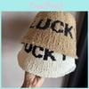 Women Fall Winter Water Bucket Hat Wide Brim Polyester For Fashion Everyday