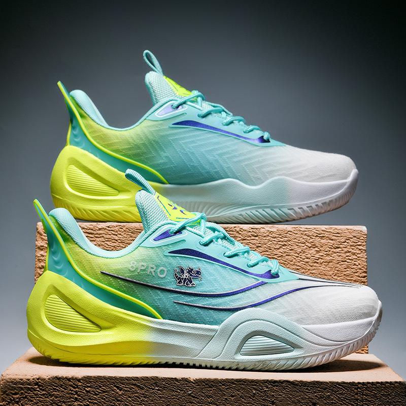 2025 new professional training basketball shoes breathable mesh non-slip comfortable shock absorber cement nemesis super wear-resistant