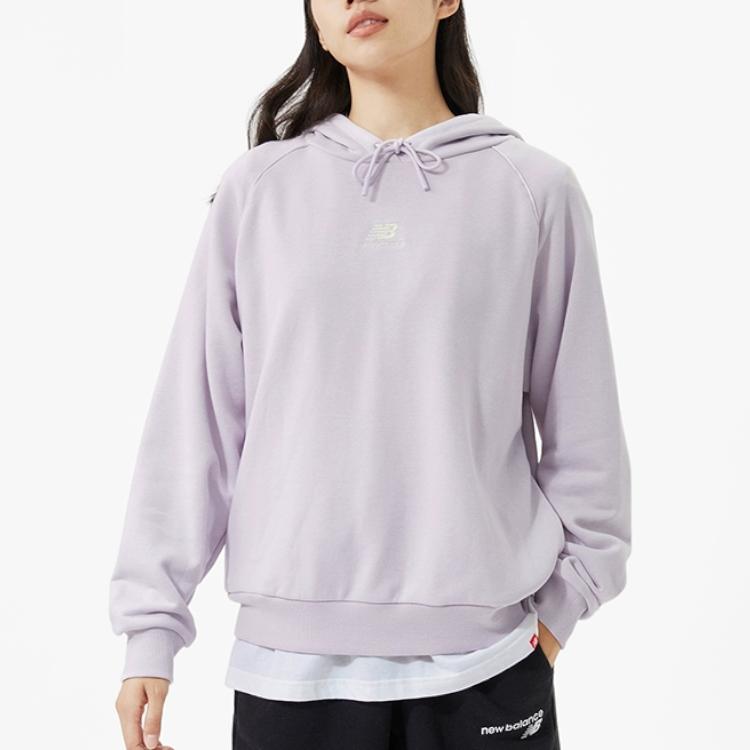 Women's New Balance Sweatshirts Women's Purple Hooded Moderate Regular