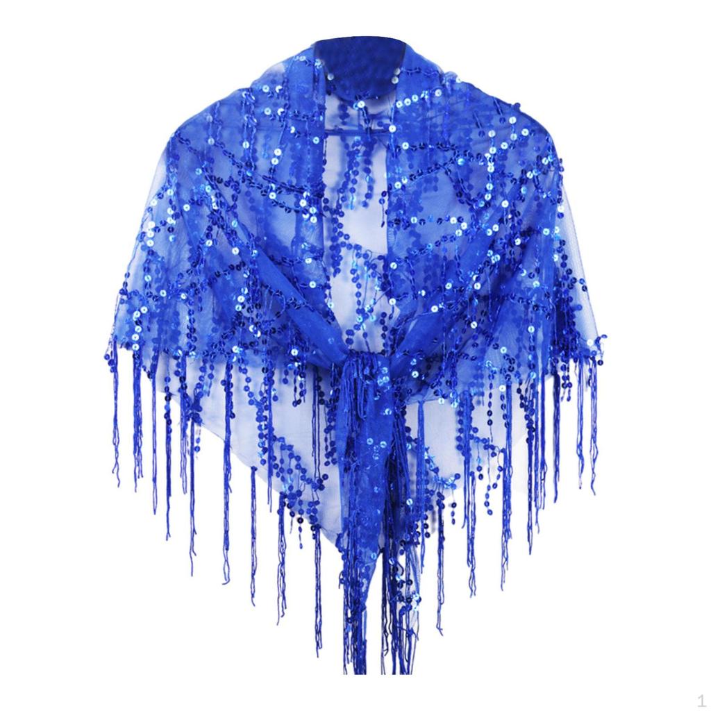 Elegant Women's Sequin Shawl Wrap for Special Occasions