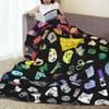 BFB und TPOT Battle For Dream Island Cartoon Strickdecke Flanell Ultra-Weiche Überwurfdecken für Zuhause Sofa Bettbezug