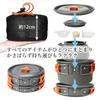 Outdoor Cookware Set: Lightweight and Compact Aluminum Cookware Set Including Frying Pan, Pot, Kettle, Ladle, Rice Paddle, Cutlery, and Simple Cutting