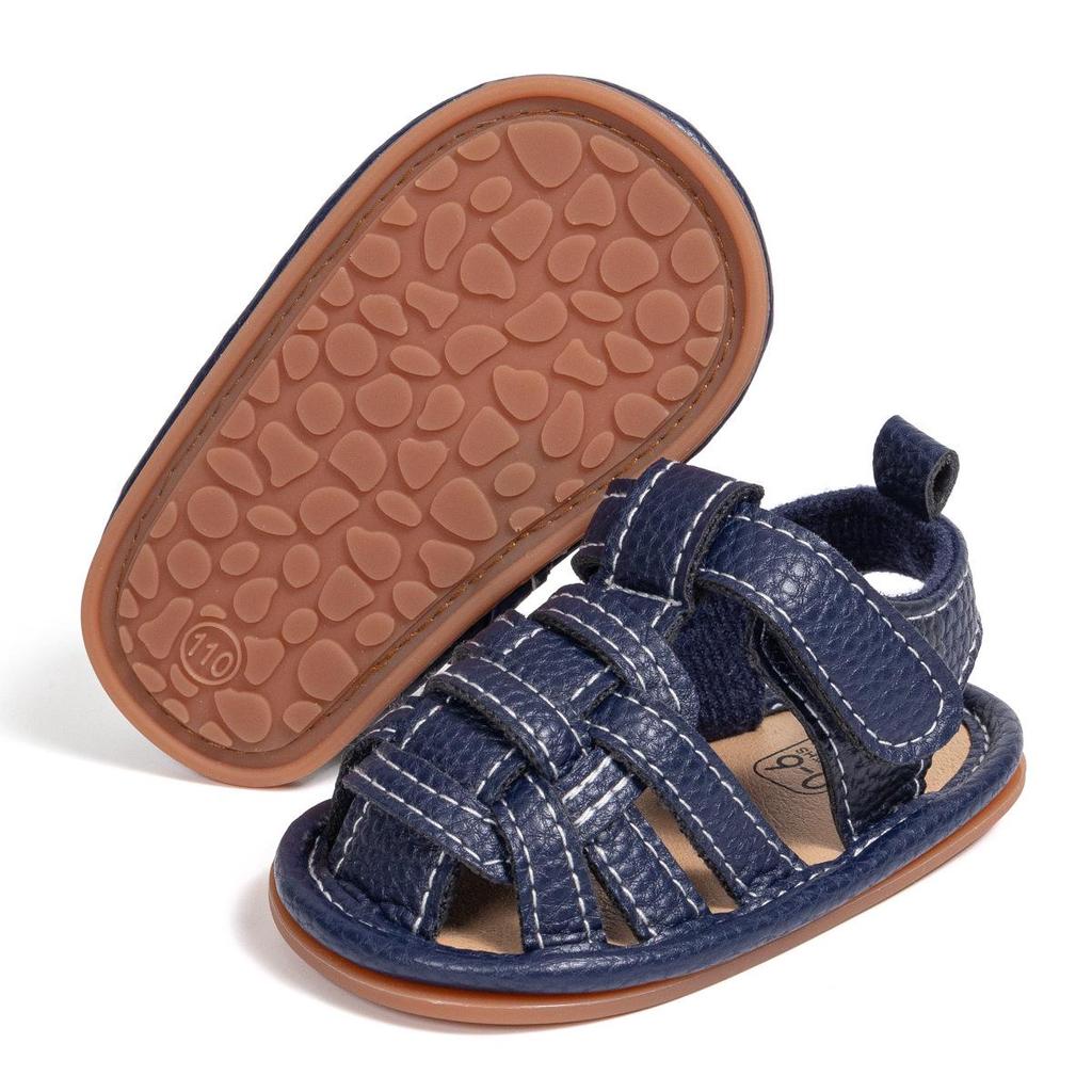 Infant Non-Slip Breathable Velcro Sandals for 0-1 Year Olds
