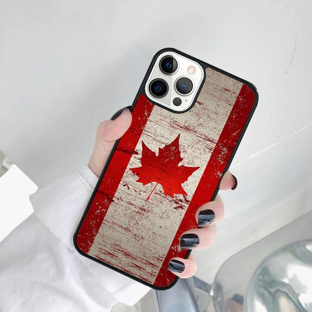 Canada Flag Phone Case Cover For for iPhone 17 Air 15 16 14 11 12 13 Pro MAX Plus