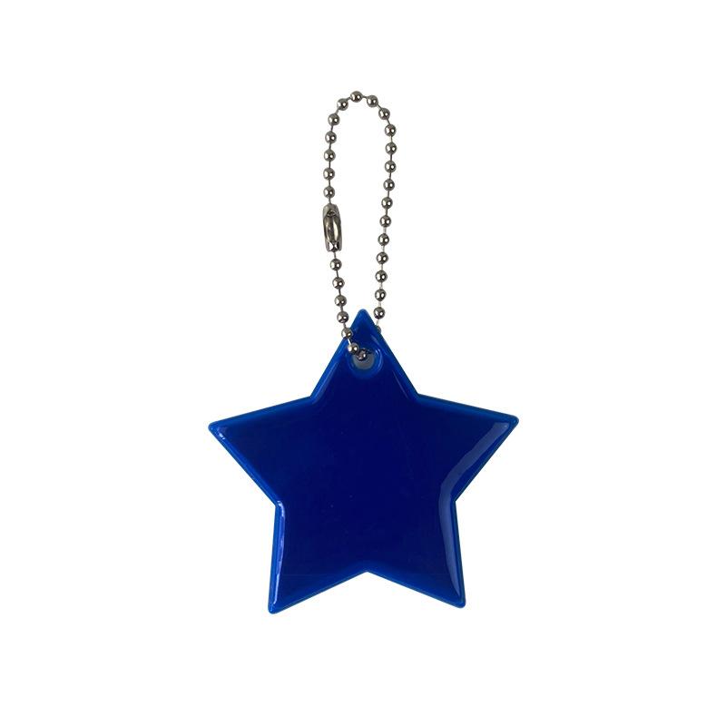 2Pcs Color Music  Safety Reflector Reflective Keychains Car Keyrings Charm Bag Accessories for Jacket BackPack Strollers Wheelchairs