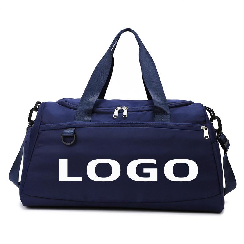 

Індивідуальна спортивна сумка для фітнесу з сухим і вологим розділенням, зручна для подорожей і спортзалу, ручна або через плече з логотипом