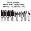 8pcs Straight Wood Plug Cutter High Carbon Steel HSS Drill Bits Chamfer Drill Bits  Woodworking
