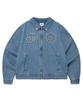 Cavish Denim Rawcut Emb Jacket Blue(Cv2Dfub902A)