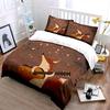 Fox Playing Guitar Art Design Bedding Duvet Cover Set Duvet Cover Pillowcases  (1*Duvet Cover 2*Pillowcases, without duvet insert)
